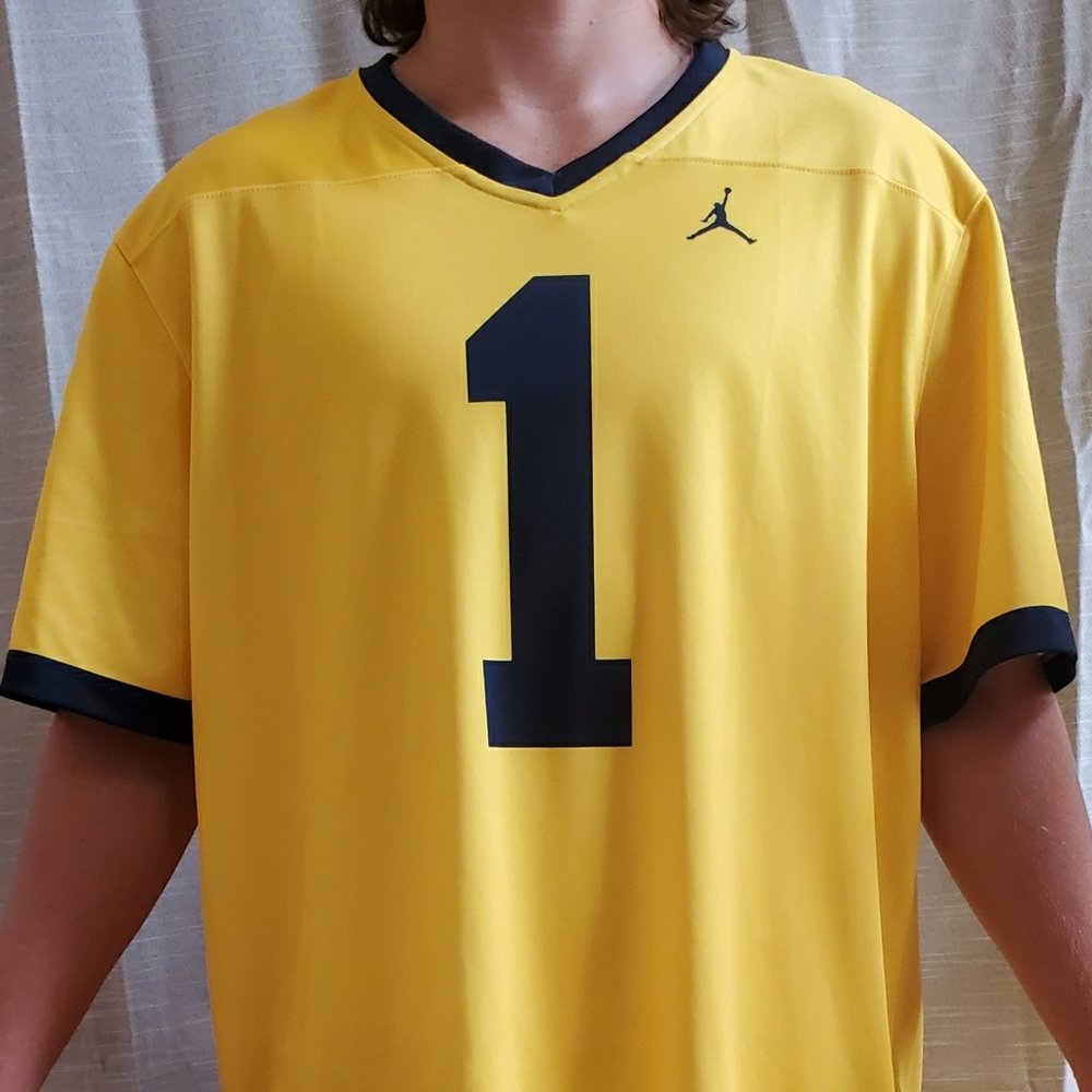 THIS IS A U OF M ALTERNATE JORDAN JERSEY